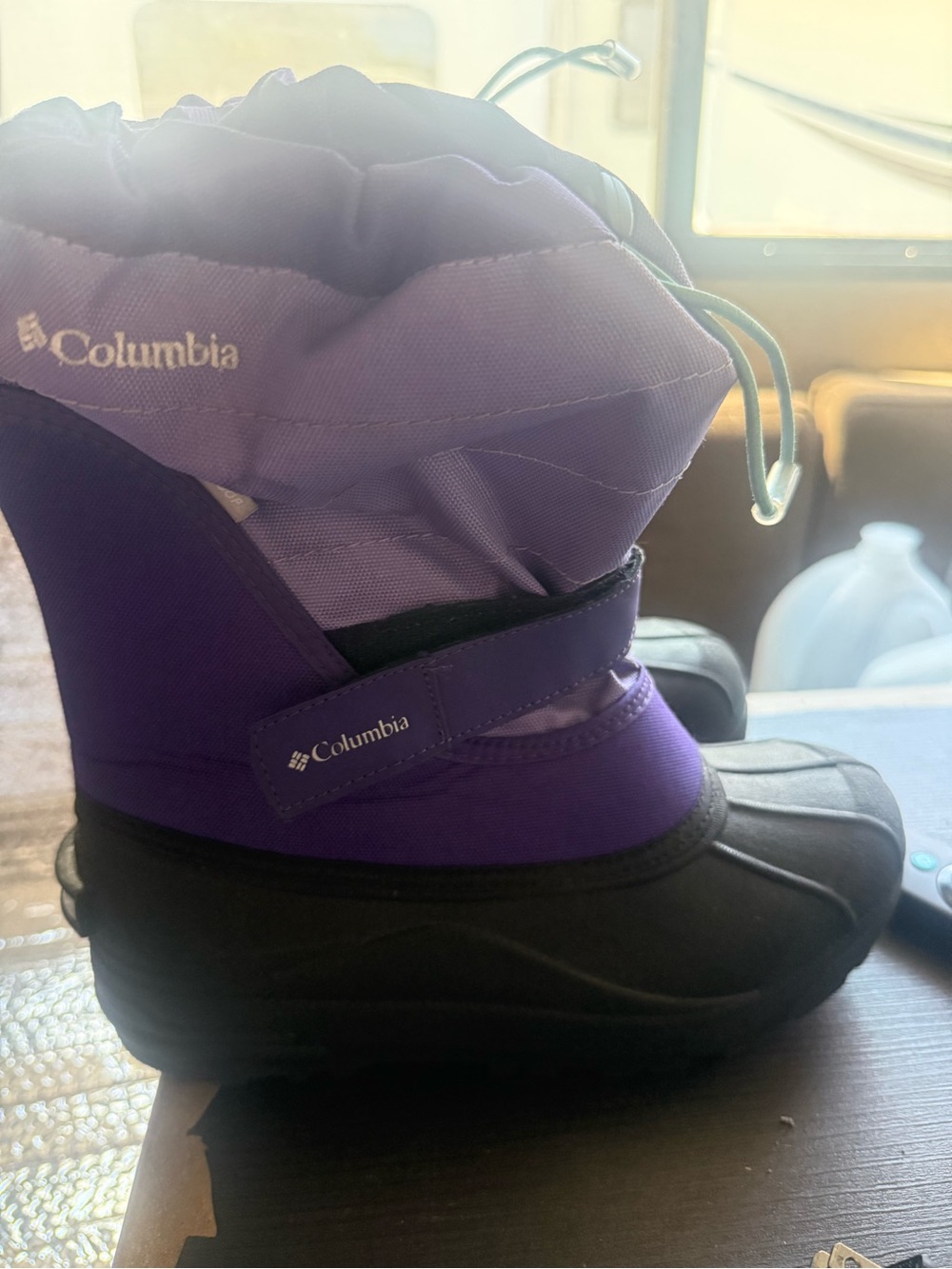 Columbia Kids Purple & Black Insulated Snow Boot